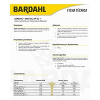 Aceite para Transmisión Fluido Manual Sae90 946ml Bardahl
