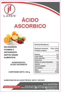 Acido Ascorbico Granel 250g Jf Laren
