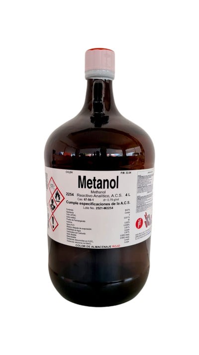 Metanol 4 Litros Fagalab