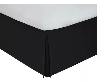 Rodapié King Size Negro 86671 Vianney