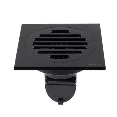 Coladera Cuadrada Rejilla Redonda Negra Ccrrinox.37 Urrea