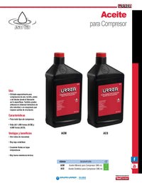 Aceite Mineral para Compresor 946ml Acm Urrea