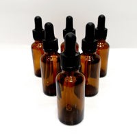 25 Botella Gotero Pipeta Ambar Vidrio 30 Ml Pavisa