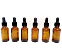 50 Botella Gotero Pipeta Ambar Vidrio 30 Ml Pavisa